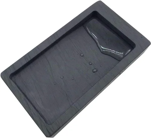 Miniatura 7 de Easyou Piedra de tinta para caligrafía china piedra natural ondulada con cubierta 4 "+ barra de tinta 1 unidad 4" (4.1*1.2 in)