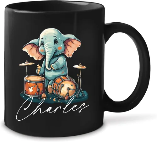 Miniatura 12 de Taza de té personalizada para amantes del tigre con nombre 2023, regalos personalizados para amantes de las mascotas, taza de café de cerámica