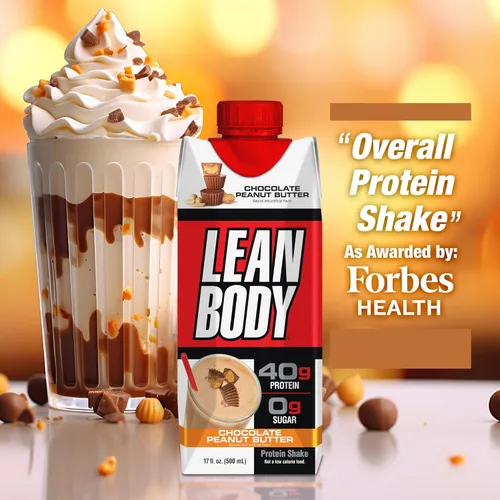 Miniatura 2 de Lean Body Batido de proteínas listo para beber, 40g de proteína, mezcla de suero, 0 azúcar, sin gluten, 22 vitaminas y minerales