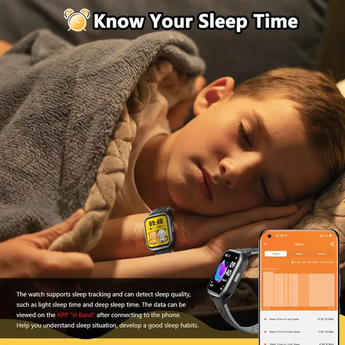Miniatura 3 de Reloj inteligente para niños y adolescentes, rastreador de fitness sin necesidad de teléfono, reloj para niños y niñas con 19 modos deportivos