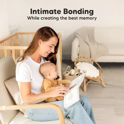 Miniatura 8 de KeaBabies Regalos de baby shower para niños y niñas, kit de huellas y manos para bebés, kit de huellas de manos para recién nacidos, marco de fotos