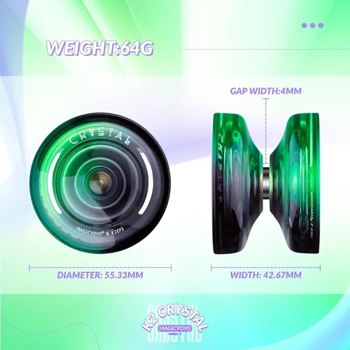 Miniatura 3 de MAGICYOYO Paquete de 3 yoyos sensibles para niños principiantes, K2