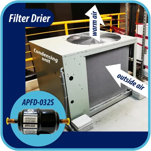 Miniatura 8 de Appli Parts APFD-032S 1/4 pulg Filtro Secador de Línea Líquida Refrigerante AC hvac Refrigeración 032S ODF Suelda por Sudoración conexión universal