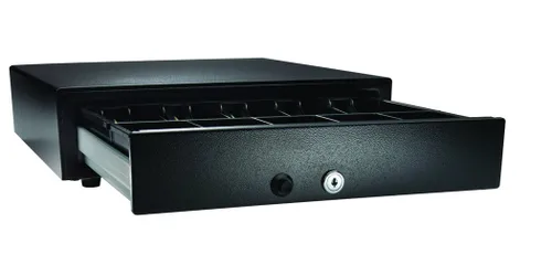APG Cash Drawer VP101-BL1616 Vasario Series - Cajón manual para efectivo, color negro