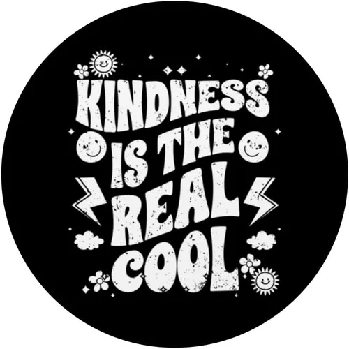 Miniatura 3 de Classic Kindness Is The Real Cool Inspirational Self-Esteem PopSockets Swappable PopGrip