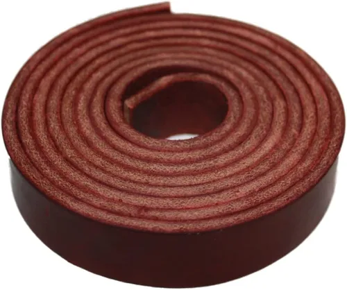 Miniatura 7 de TOFL Correa de Cuero Genuino de Grano Superior 72 pulgadas de largo, 3/4 pulgadas de ancho, 1/8 pulgadas de grosor (7-8 oz) Tiras de Cuero