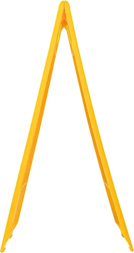 Miniatura 12 de Restaurantware RW Clean 11.8 x 2 x 24.4 pulgadas, 1 letrero de precaución de doble cara, mango integrado, plegable, de plástico, amarillo, para uso