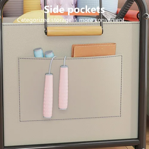 Miniatura 6 de Organizador de juguetes para niños con ruedas para dormitorios, salas de juguetes, salas de juegos, puede contener juguetes, libros, ropa