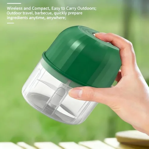 Miniatura 5 de Procesador de alimentos inalámbrico portátil, mini picador eléctrico de ajo para verduras, nueces, alimentos para bebés, dispositivo de cocina