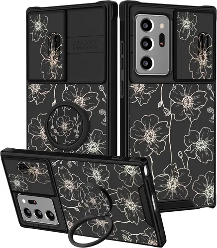 Miniatura 170 de Funermei Funda para teléfono Samsung Galaxy Note 10 Plus – Funda femenina bonita para niñas, diseño inspirador estético con funda para cámara