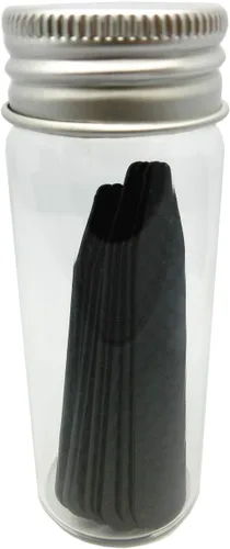 Miniatura 5 de Juego de 10 piezas de collar de fibra de carbono real en botella de vidrio