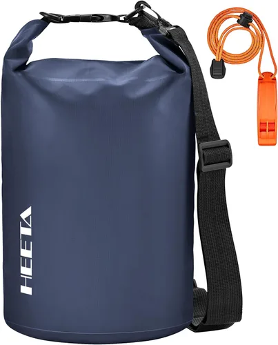 Miniatura 9 de HEETA - Bolsa seca impermeable para mujeres y hombres (versión actualizada) 5 L/10 L/20 L/30 L/40 L, bolsa de almacenamiento seca ligera con parte