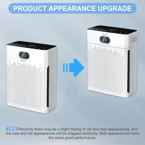 Miniatura 6 de Purificadores de aire para el hogar, cubierta de monitor de calidad del aire PM 2.5 de hasta 2200 pies cuadrados con modo mascota, temporizador