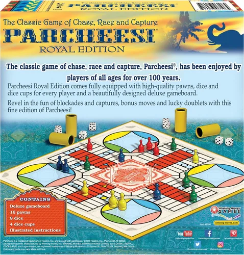 Miniatura 3 de Winning Moves Games USA, clásico favorito de la familia con encantadoras obras de arte, fichas y tazas de dados para 2-4 jugadores, a partir de 8