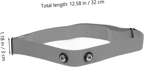 Miniatura 2 de Correa deportiva de repuesto para el pecho, cómodo monitor elástico para un seguimiento preciso para actividades al aire libre y sesiones de fitness