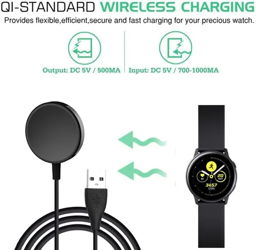 Miniatura 2 de Cargador para Galaxy Watch 8/7/6/5/4/3 EMallee USB A Base de carga para Samsung Galaxy Watch8 Watch7 Ultra Watch6 Watch5 Pro Watch4 Classic Watch3