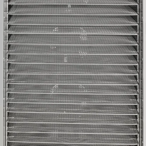 Miniatura 9 de Máquina deshidratadora de alimentos eléctrica comercial con ruedas, 1700 W, 20 bandejas, deshidratador de alimentos de acero inoxidable para carne
