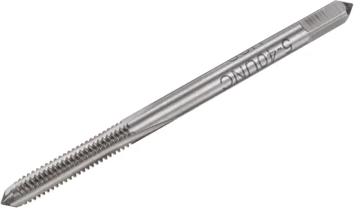 Miniatura 6 de uxcell Macho de fresado de rosca 2-56 UNC, M42 HSS (acero de alta velocidad) sin recubrimiento 3 flautas rectas Máquina Tornillo roscado Macho 2B