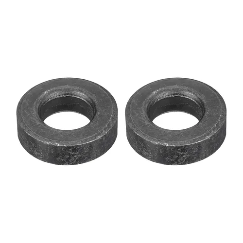 Miniatura 51 de Uxcell Arandela plana de acero al carbono para pernos M8, 10 piezas M8 x 16 x 1.5mm, aleación de acero negro oxidado de grado 8.8, sujetadores