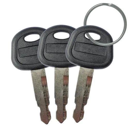 60266568 60022654 Reemplazo de llaves de encendido para SANY Modelo 55 65 75 215 235 Excavadora niveladoras y cargadoras (3 unidades)