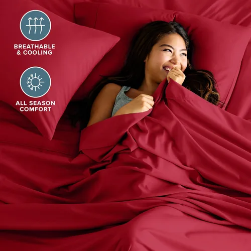Miniatura 32 de Bare Home Hotel Luxury - Juego de sábanas tamaño individual, extra suave, 4 piezas, bolsillos profundos, ajuste fácil, refrescante y transpirable