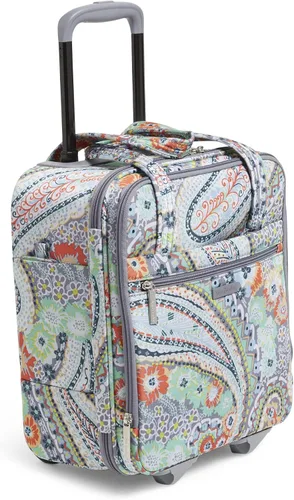Miniatura 2 de Vera Bradley Softside - Bolsa de trabajo rodante para mujer, Cachemira Citrus