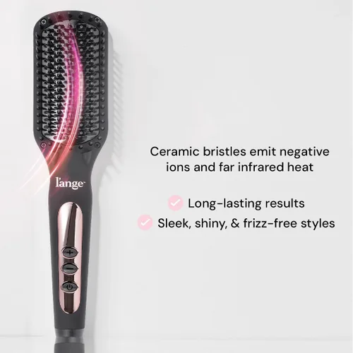 Miniatura 3 de L'ANGE HAIR Le Vite - Cepillo alisador Herramienta térmica para el cabello para un aspecto más suave y controlado por el encrespamiento, alisador