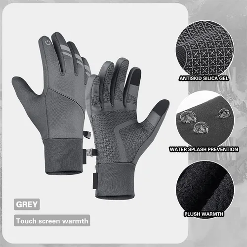 Miniatura 2 de PHILISENMALL Men Women Winter Gloves Unisex Touchscreen Bike Outdoor Sports for Men Women Glove