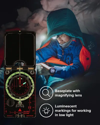 Miniatura 22 de SUUNTO Brújula MC-2: Brújula de primera línea para profesionales y excursionistas serios