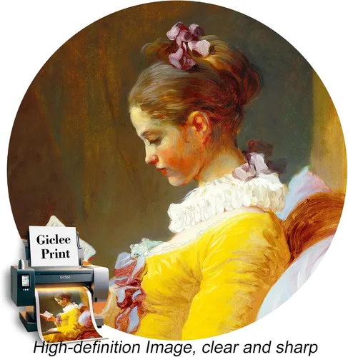 Miniatura 387 de A&T ARTWORK Campo de trigo con cipreses de Van Gogh Las reproducciones de arte clásico mundial, impresiones en lienzo giclée para decoración