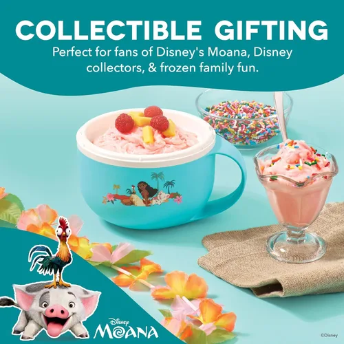 Miniatura 7 de Disney Dash My Mug - Máquina para hacer helados, sirve una sola porción de helado, yogur congelado, sorbete y más, fácil de limpiar y usar, Moana, 1