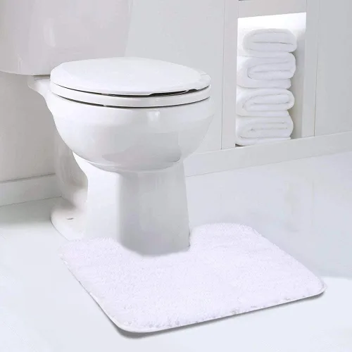 Miniatura 49 de Walensee Alfombra de baño antideslizante (16 x 24 pulgadas, color rubor) absorbente de agua, microfibra suave, lavable a máquina, alfombra de baño