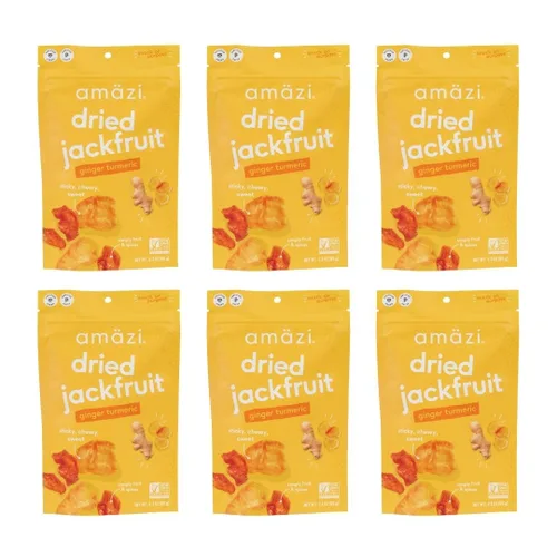 Miniatura 9 de Amäzi Foods Chili Lime Dried Jackfruit (paquete de 6) Snacks totalmente naturales Snacks de frutas secas saludables sin gluten