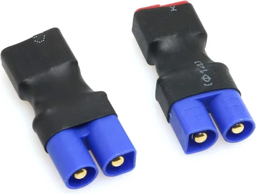 Miniatura 5 de DGZZI Sin cables Conector 2PCS EC3 macho a hembra T-Plug Adaptador para RC FPV Vehículo Power Wire Lipo Batería