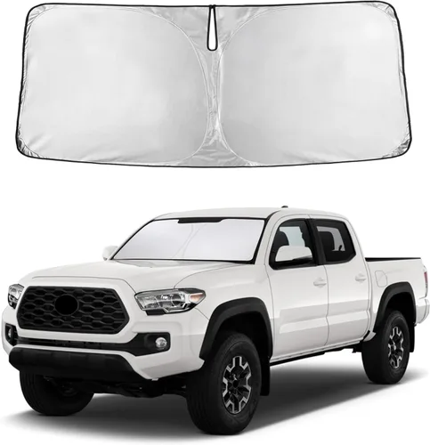 Miniatura 108 de Autovir Parasol para parabrisas Rivian R1S 2022-2024 2025 2026, parasol para ventana delantera, protección UV, bloqueador de calor, accesorios
