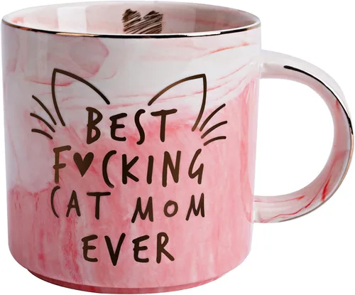 Regalos para mamá de gato para mujeres, taza de café Crazy Cat Lady regalo para amantes de los gatitos, mamá, hija, hermana, tía, esposa, mejores