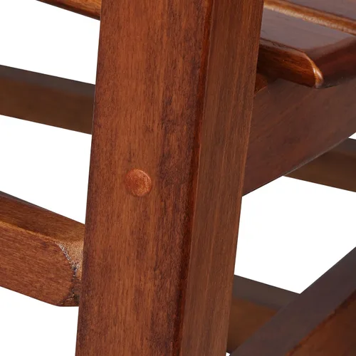 Miniatura 6 de Mecedora de Porche de Madera para Niños - Perfecta para Interiores o Exteriores, Mecedora de Porche para Todo Clima para Jardín, Césped, Balcón