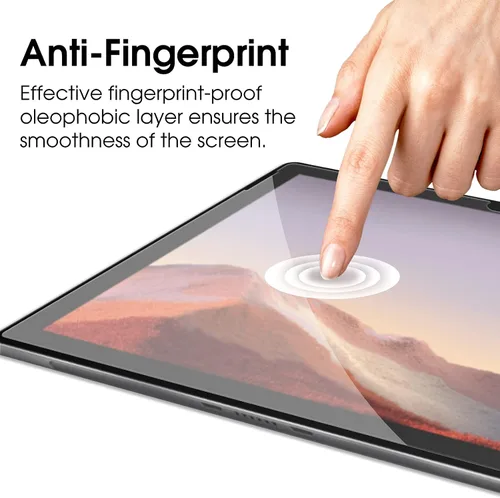 Miniatura 4 de amFilm Paquete de 2 protectores de pantalla de vidrio templado para Microsoft Surface Pro 7, 6, 5, 4 (12.3 pulgadas)