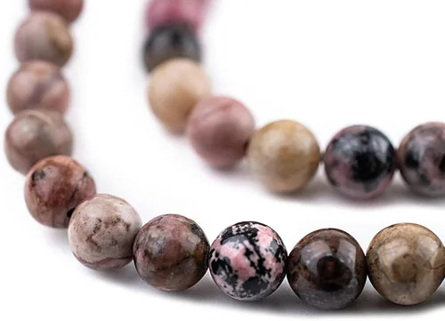 Miniatura 78 de The Bead Chest Cuentas de Jade Blanco Mate Redondas (8mm): Piedra Preciosa Orgánica Redonda Esférica de Energía con Poder de Sanación para Hacer