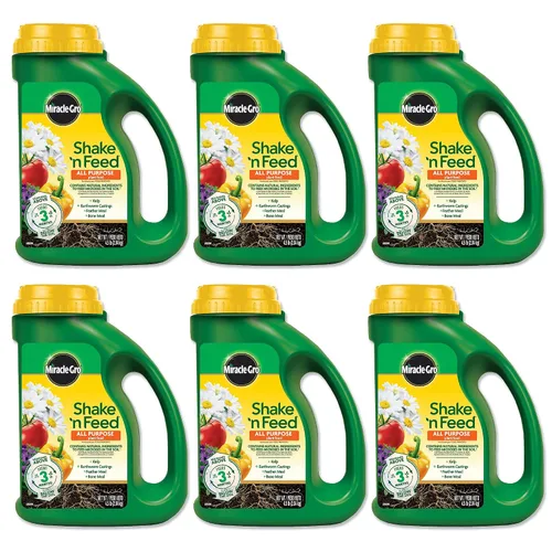 Miniatura 10 de Miracle-Gro Shake 'N Feed - Alimento vegetal multiusos, fertilizante para plantas, 1 libra (paquete de 6)