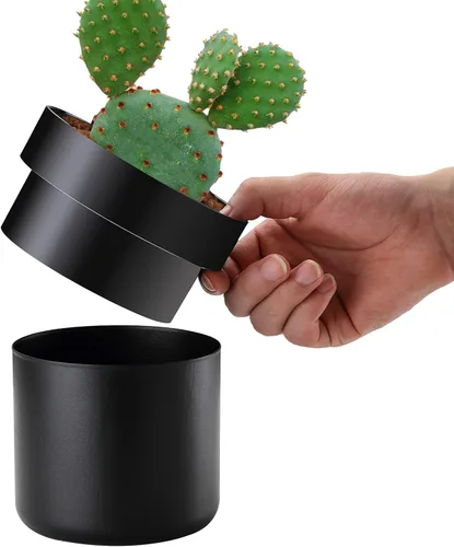 Miniatura 2 de Younion Caja fuerte de desviación para macetas con cerradura de llave, caja de seguridad secreta oculta, perfecta para ocultar los objetos de valor