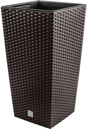 Miniatura 5 de Prosper Plast DRTS300-S433 Rato - Maceta cuadrada, 11.3 x 11.3 x 21.7 in, antracita, 11.3 x 11.3 x 21.7 in