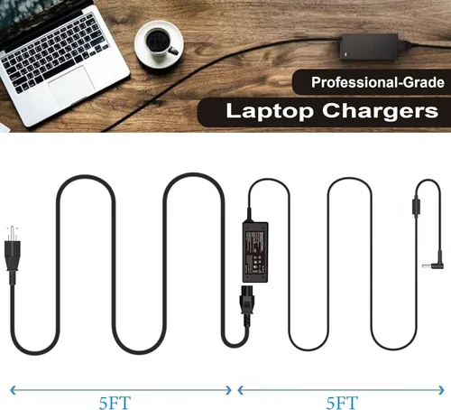 Miniatura 7 de Adaptador de 65W 19.5V 3.33A Cargador para portátil HP Pavilion X360 M3-U003DX M3-U001DX, Envy X360 M6-W103DX, 709985-004 PPP009A PPP009C PPP009D
