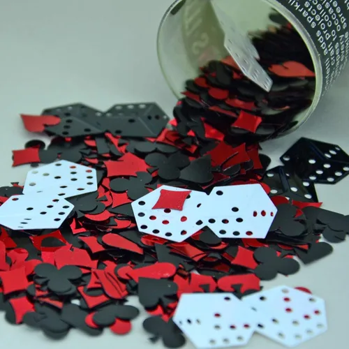 Miniatura 11 de Mezcla de confeti - Black Jack Casino - Paquete al por menor #8428 QS0