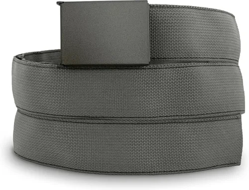 WAZOO Cinturón antirrobo, cinturón de transporte diario para viajes y exteriores, hebilla de acero inoxidable, manga oculta, fabricado en Estados