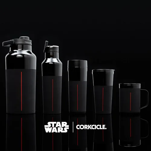 Miniatura 8 de Corkcicle Vaso de Disney – Acero inoxidable con triple aislamiento – Mantiene las bebidas frías 9 horas – Tapa a prueba de derrames – Reutilizable