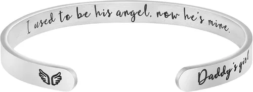 JoycuFF Regalo de condolencias por la pérdida de un padre mamá joyería conmemorativa para mujeres regalos de recuerdo para ella Metal