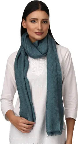 Miniatura 71 de 100% puro CASHMERE 2PLY BUFANDA/STOLE, HERRINGBONE SUPER SUAVE, GRUESO, LIGERO, PASHMINA