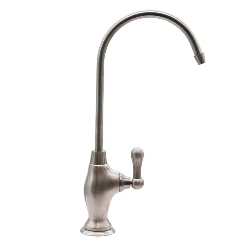 Westbrass D2033-NL-20 Grifo dispensador de agua fría clásico de 1 palanca de 10 pulgadas, acero inoxidable