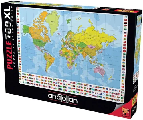 Miniatura 4 de Anatolian Puzzle - Mapa del mundo, Rompecabezas de 2000 piezas, #3935